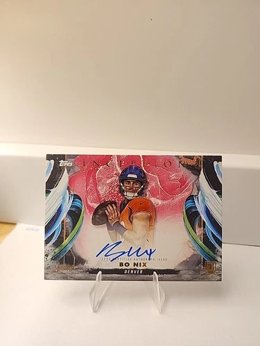 2024 Topps Inception - Rookie Autographs Variations Bo Nix #RAV-BN /99 (AU, RC)
