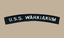 US Navy LST-1162 USS Wahkiakum Tank Landing Ship UIM Shoulder Rocker Tab (01)