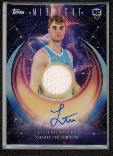 2025-26 Topps Midnight Liam McNeeley RC Rookie Jersey Auto (DB)