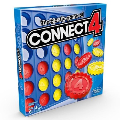 Connect 4 Grid Board Game By Hasbro