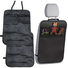 12back Seat Cover For Kids3 Pocket Storage Organizer Car Seat Back Protectors