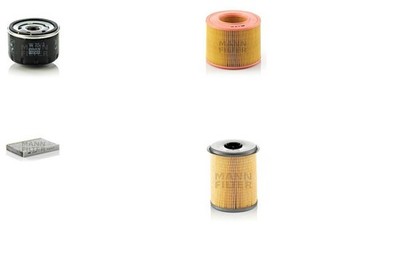 MANN-FILTER Inspektionspaket Filtersatz XL Aktivkohlefilter Filtereinsatz für 1