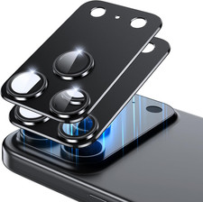 For Iphone 17 Pro Max Camera Lens Protector, Anti-Scratch Easy to Install  Bla