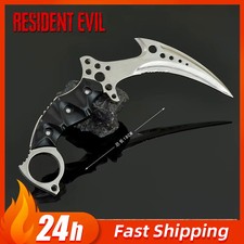 Cuchillo Resident Evil Karambit réplica utilería Chris Redfield garra arma juegos con disfraces