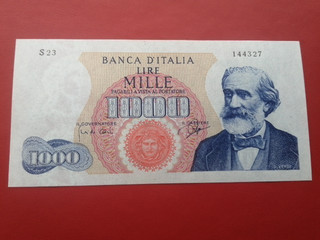 1000 LIRE VERDI PRIMO TIPO 1964 FDS RARO ENTRA