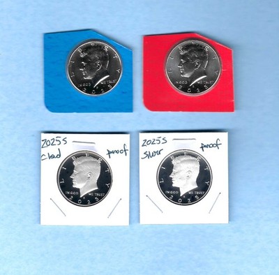 2025 PDSS Kennedy Half Dollars- PD BU from Mint set Plus Clad and ...