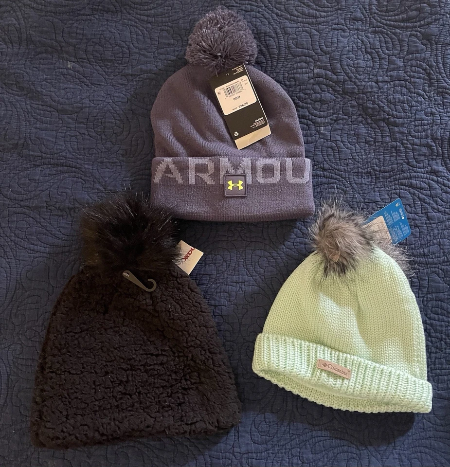 Lote de 3 gorros de marca talla única unisex nuevos con etiquetas Foto 3 de 4
