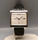 Seiko TV Dial Day Date Aut0 Dec 1968 Linen Square Vintage Watch Japan 6119-5000