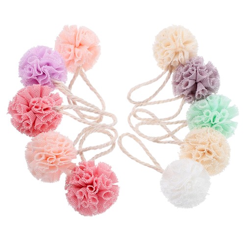 10 piezas accesorios de bolas de baño simuladas miniatura utilería de baño bañera juguetes - Imagen 4 de 12