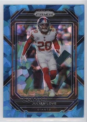 2022 Panini Prizm Blue Ice Prizm 38/99 Julian Love #220 00gy