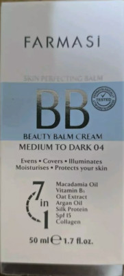 Farmasi Make Up BB Cream 7 in 1, 50 ml./1.7 fl.oz - Medium to Dark 04