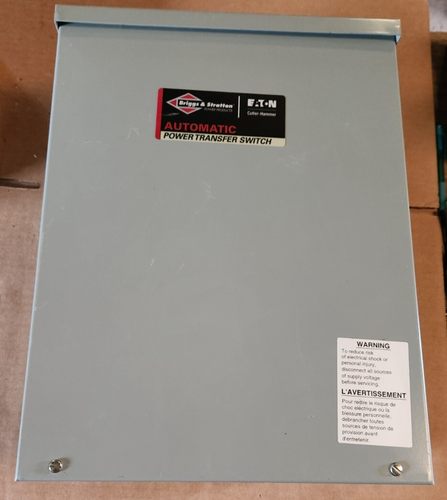 Briggs & Stratton/Eaton 100 Amp 250V Automatic Generator Power Transfer Switch