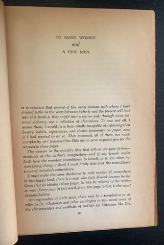 IRVING WALLACE - THE CHAPMAN REPORT - SIGNED - 1960 - HB. - Picture 6 of 7
