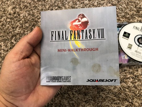 Final Fantasy VIII 8 (PlayStation 1, 1999) CIB W/ Manual + Reg Card Tested - Picture 17 of 24