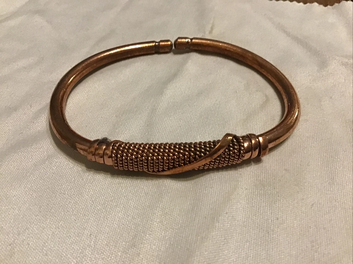 KENYA HAND CRAFTED COPPER WIRE BRACELET