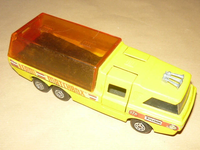 MATCHBOX K7 RACING CAR TRANSPORTER LESNEY SUPER KING MODEL TRUCK SCALA 1/55 - Immagine 2 di 4