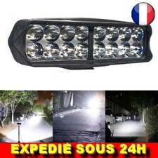 ✅ Feux Phare 16 LED Conduite Étanche Auxiliaire Scooter Externe Projecteur Moto