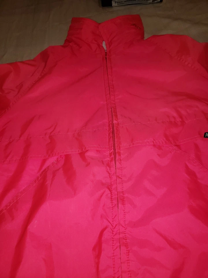 Chaqueta cortavientos vintage Pacific Trail Outdoor Wear para damas M rosa cremallera completa Foto 3 de 4