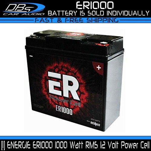 Car Audio Power Cell Battery Energie ER1000 12 V Volt 1000 Watt Sealed