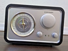 Crosley Retro Style Mid Century Black Radio iPod Compatible No Cord Tested Works — photo 2