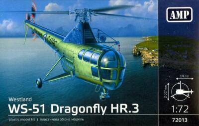 AMP Models 1/72 WESTLAND WS-51 DRAGONFLY HR.3 Helicopter