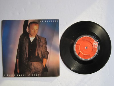 JIM DIAMOND - I SLEEP ALONE AT NIGHT - 7'' 45 rpm vinyl record