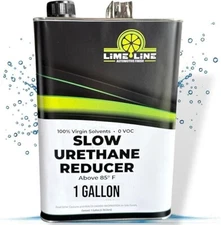 LiME LiNE Urethane Slow Reducer for Thinning Basecoats, Clearcoats - 1 Gallon