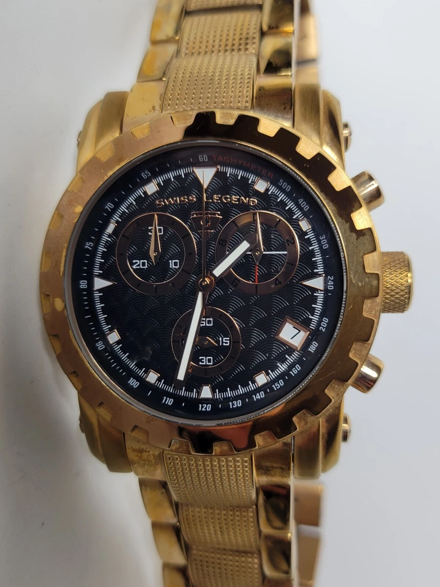 Swiss legend hotsell rose gold watch