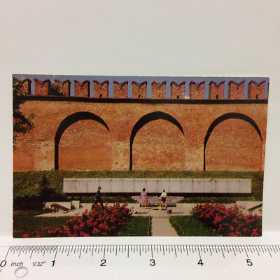 Postcard Novgorod Kremlin Eternal Flame Russia USSR 