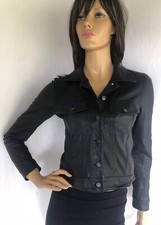 Gryphon $725 Black Moto Leather Short Jacket Size S - So Cool