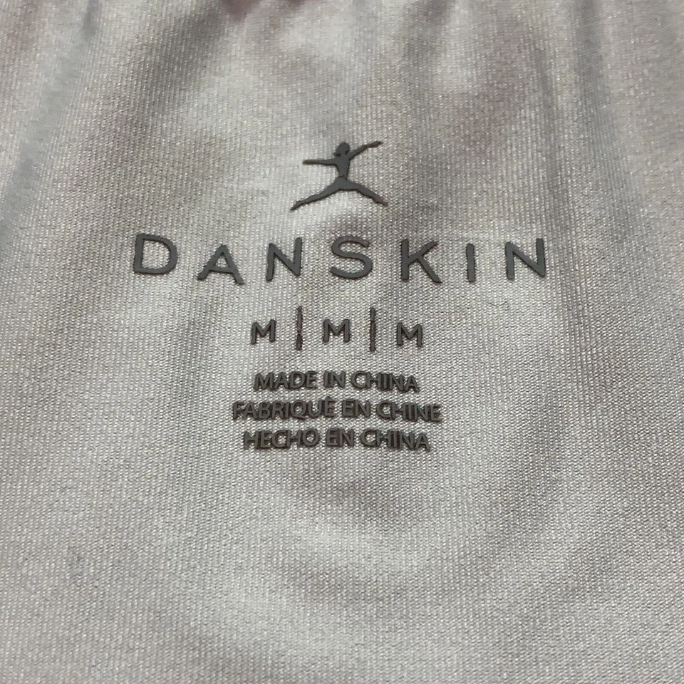 Danskin Sports Bra Women's M Minimalist Athleisure Running Workout Gym White - Image 2 of 4