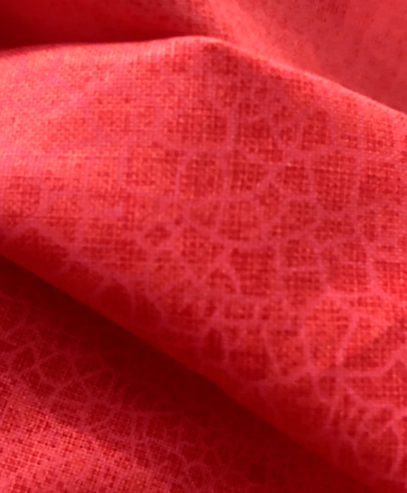 VTG 1+ Yd KEEPSAKE CALICO QUILT Red Animal PRINT Cotton FABRIC  45LX44W Jo-Ann - Image 2 of 4