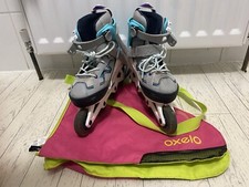 Größe UK 2,5 bis 4,5, EU 35 bis 38, Oxelo Inline Rollschuhe mit Tragetasche