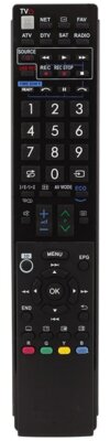 Ersatz Sharp TV Fernbedienung LC-46LX810E | LC-46LX812E | LC-46LX812ERU |