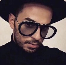 Men Women Sunglasses Fashion Folding Diamonds Retro Pilot NEW Style Big