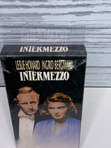 Intermezzo CBS FOX (1939) VHS Tape Ingrid Bergman Leslie Howard Factory Sealed! - Picture 2 of 4