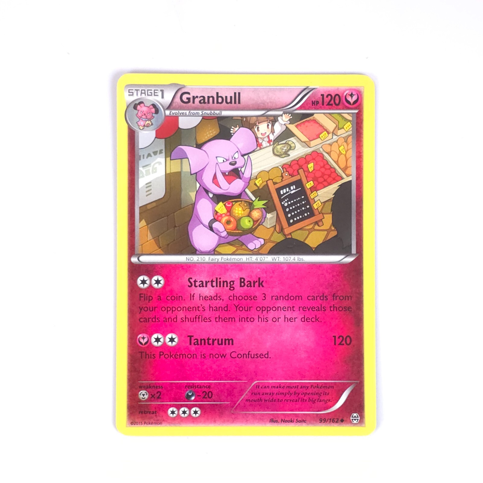 Granbull 99/162 Pokemon XY - BREAKthrough Uncommon NM