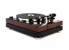 Restored Thorens TD 320 MKII Vespa Marone Turntable With Base