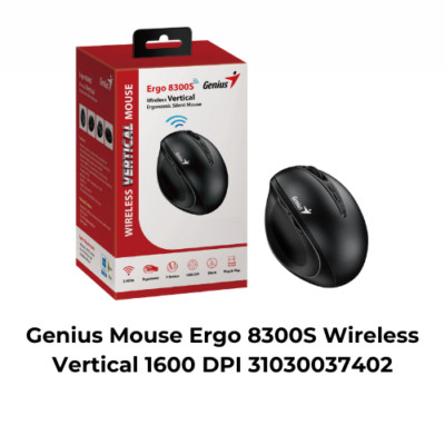 Genius Mouse Ergo 8300S Wireless Vertical 1600 DPI 31030037402 | eBay