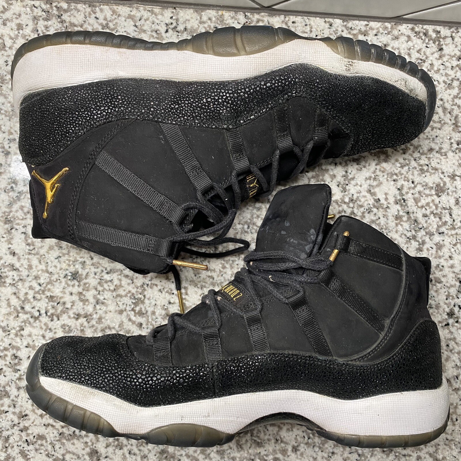 Jordan Air 11 Retro Premium GS Black 