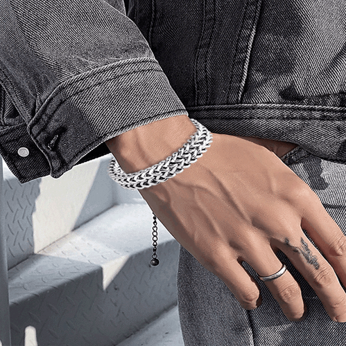 Party Totem Jewelry Men's Stainless Steel Curb Cuban Link Chain Bracelet Bangle - Picture 5 of 17