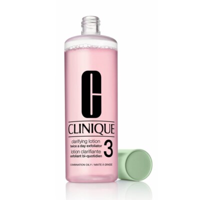 CLINIQUE 3 - 6.7 Oz Clarifying Lotion Face Exfoliator For Dry Skin - NEW & FRESH