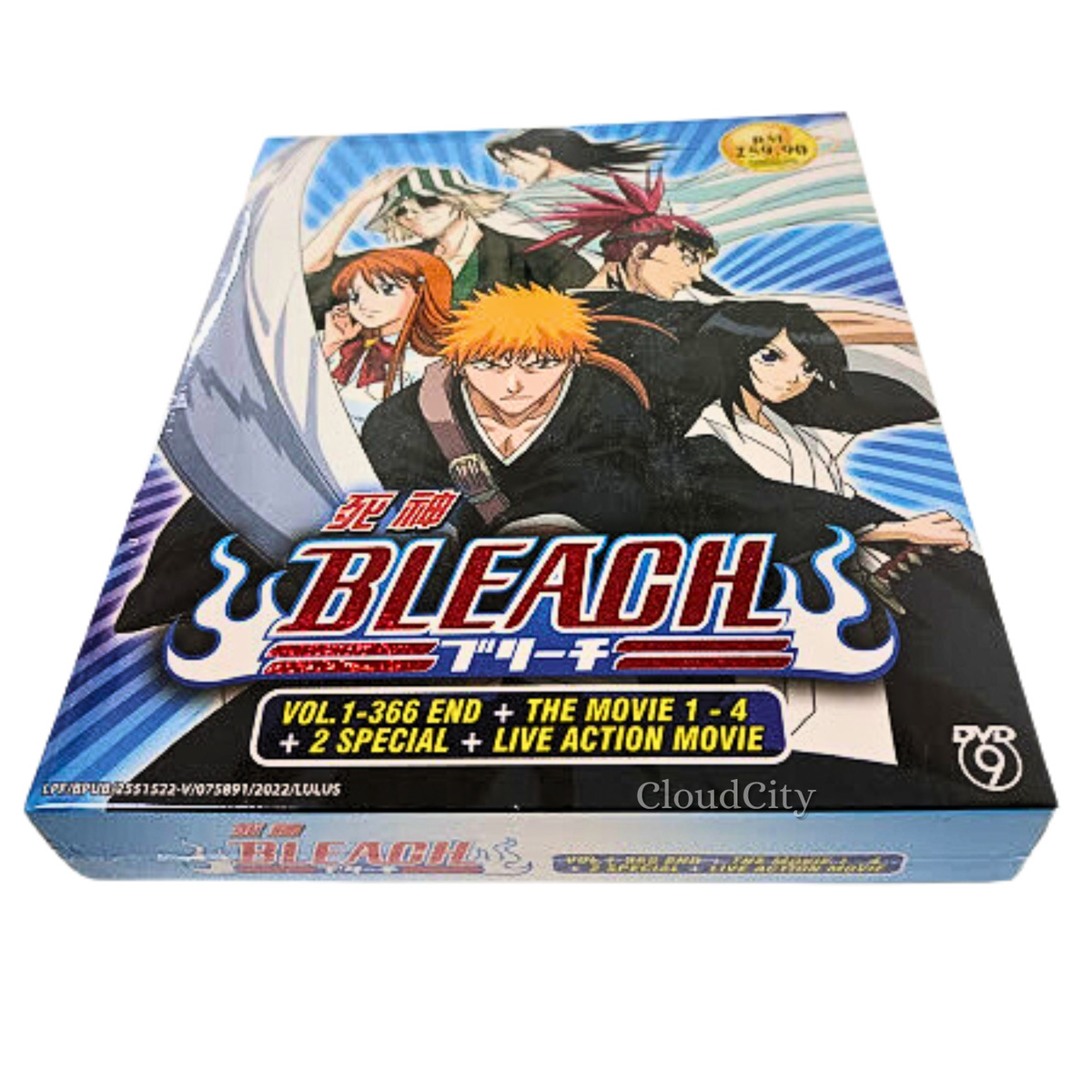 Bleach Complete Series (Episode 1-366 End) + Movies English Dub