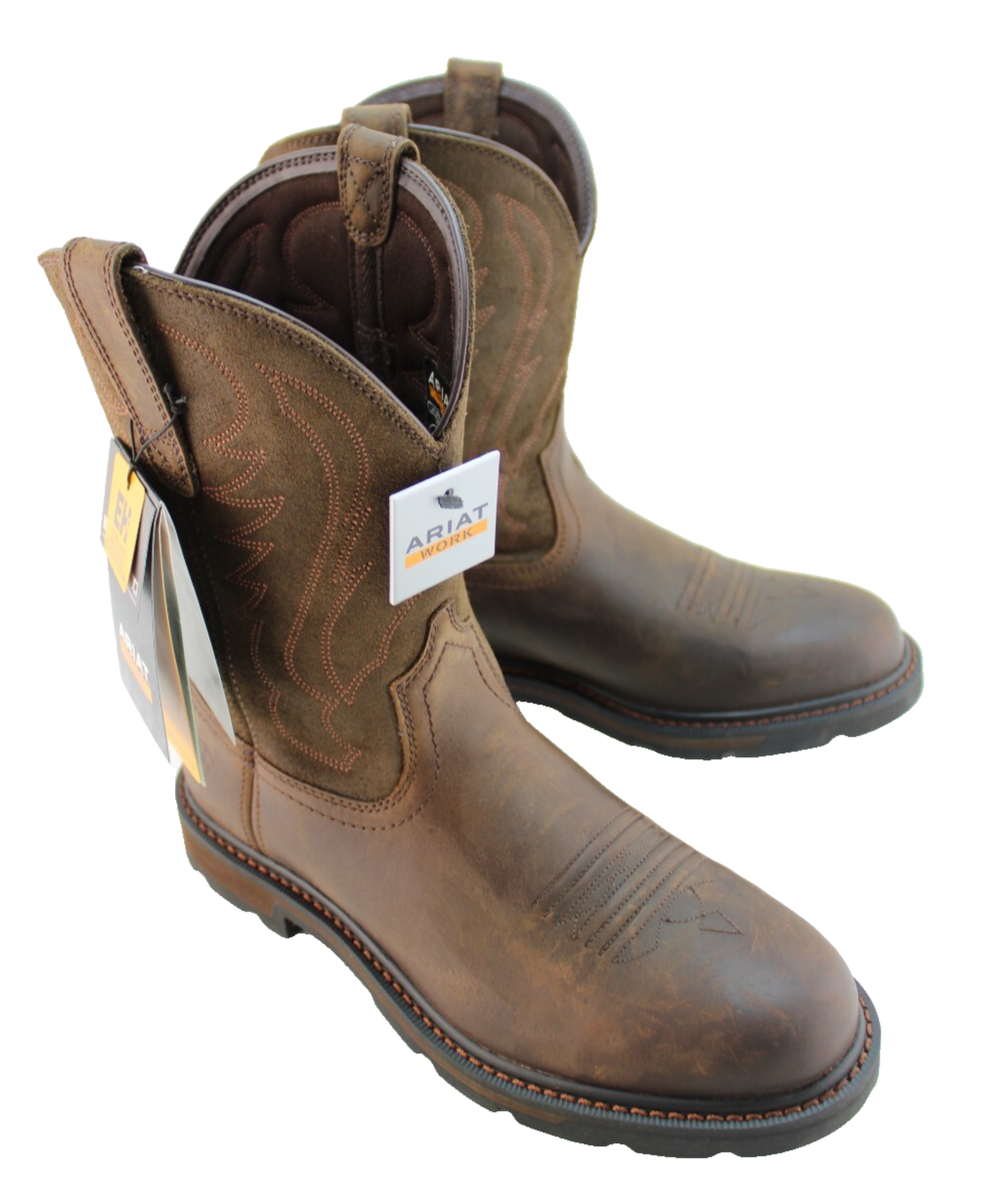 New ARIAT Groundbreaker Size EE Brown Round Toe Men Western Boot