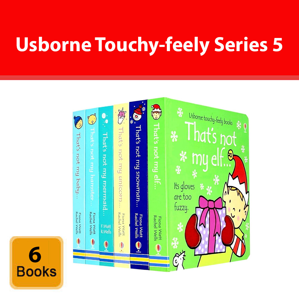 Usborne Touchy-feely That's not my Series 5 Collection 6 Books Set Elf, Snowman