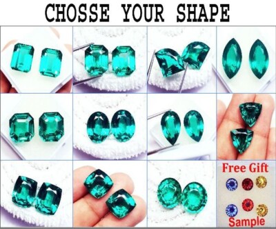 8 Zu 10 Karat Grünlich Blau Selten Grandidierite Zertifiziert Paar Lose