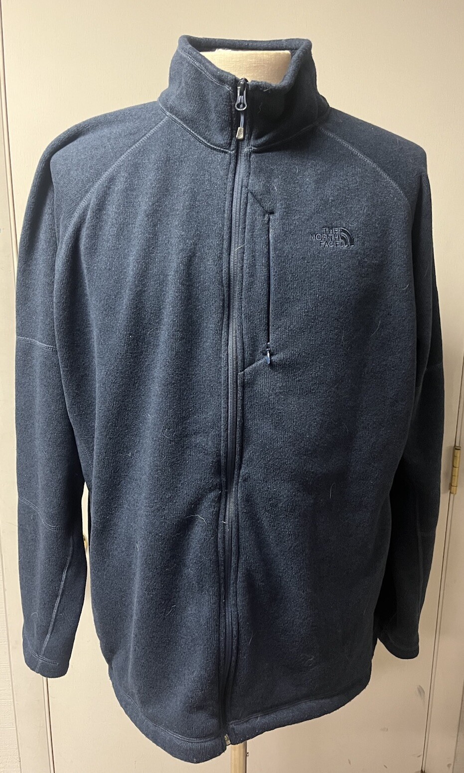 Mens THE NORTH FACE Better Sweater Jacket Blue 2XL Fleece Sherpa Lined Full Zip