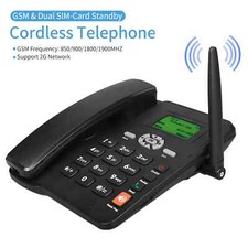 Cordless Phone Telephone Support GSM 850/900MHZ Dual SIM Card 2G Fixed Antenna