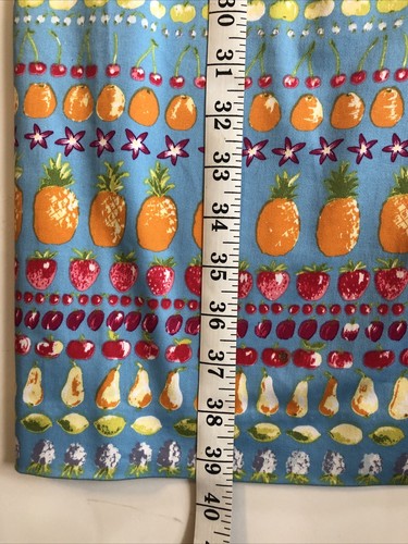 Harolds Shift Dress Summer Fruit Strawberry Lime Pineapple UK 8 4 6 S Blue Apple - Picture 9 of 11