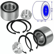 Per rimorchio STEMA 2x cuscinetti compatti set cuscinetti ruota 34x64x37 mm per 2 ruote ad es.